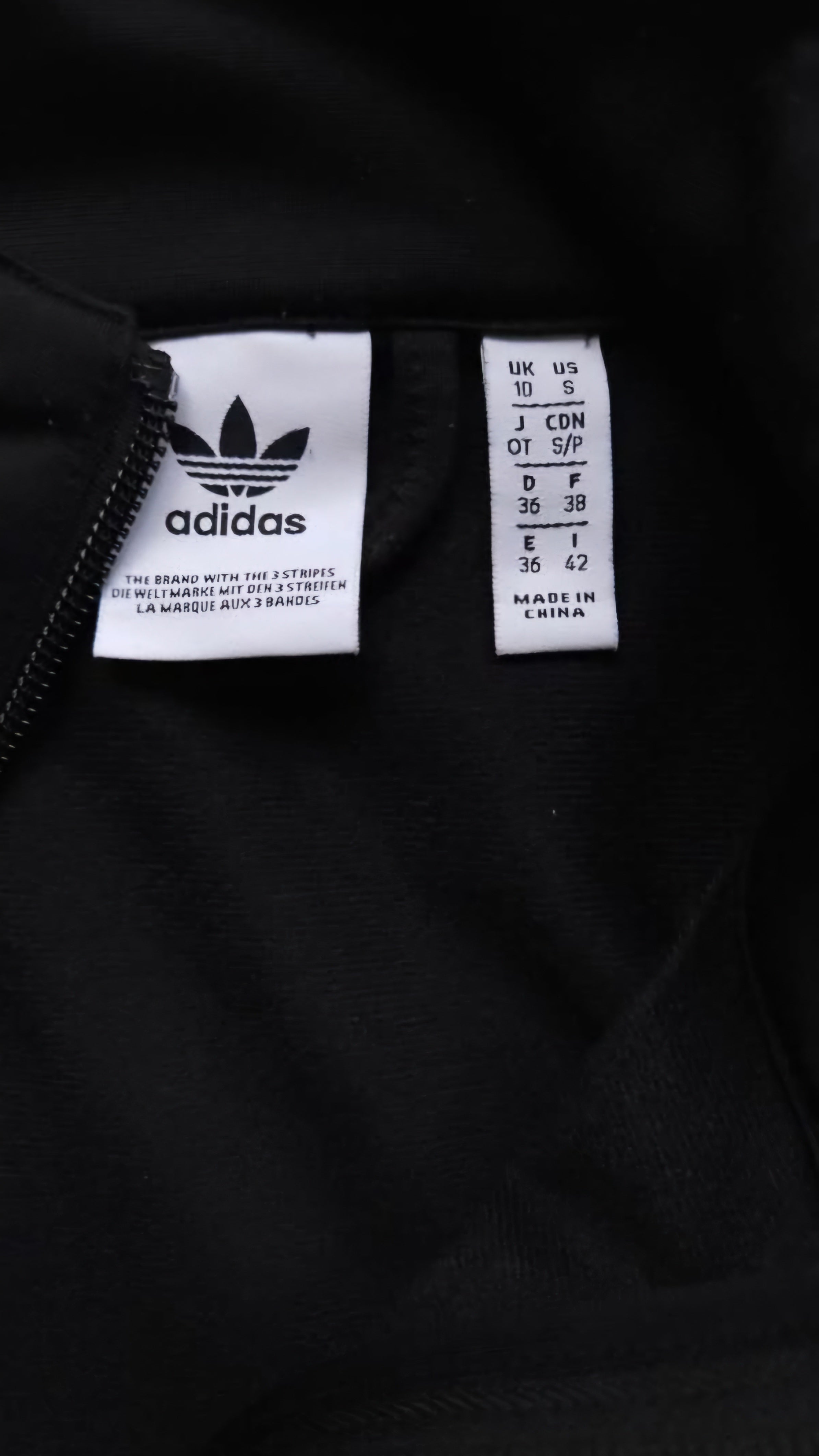 Adidas Originals Track Jacket – Black with Vivid Coral | Women’s S